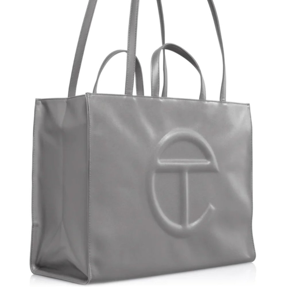 Telfar Large Shopping Bag - Grey